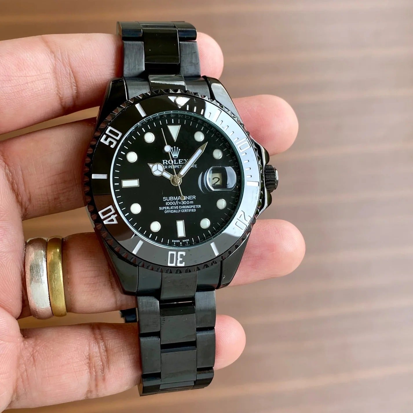Submariner Date Full Black Watch For Men 126610-LN