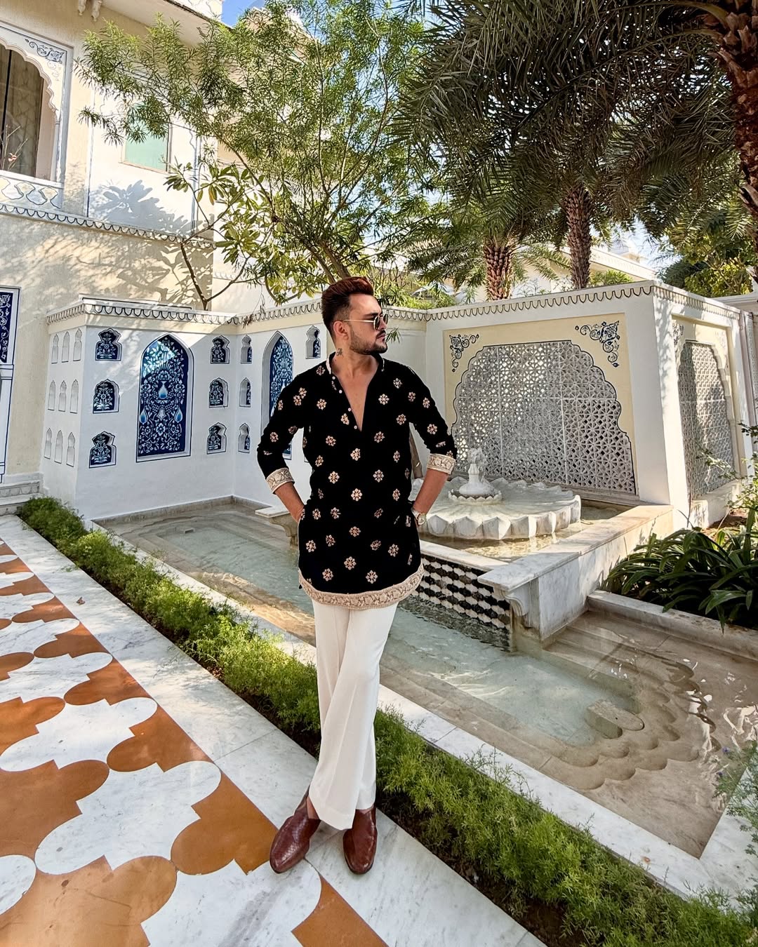 Royal Vibes Black only Kurta