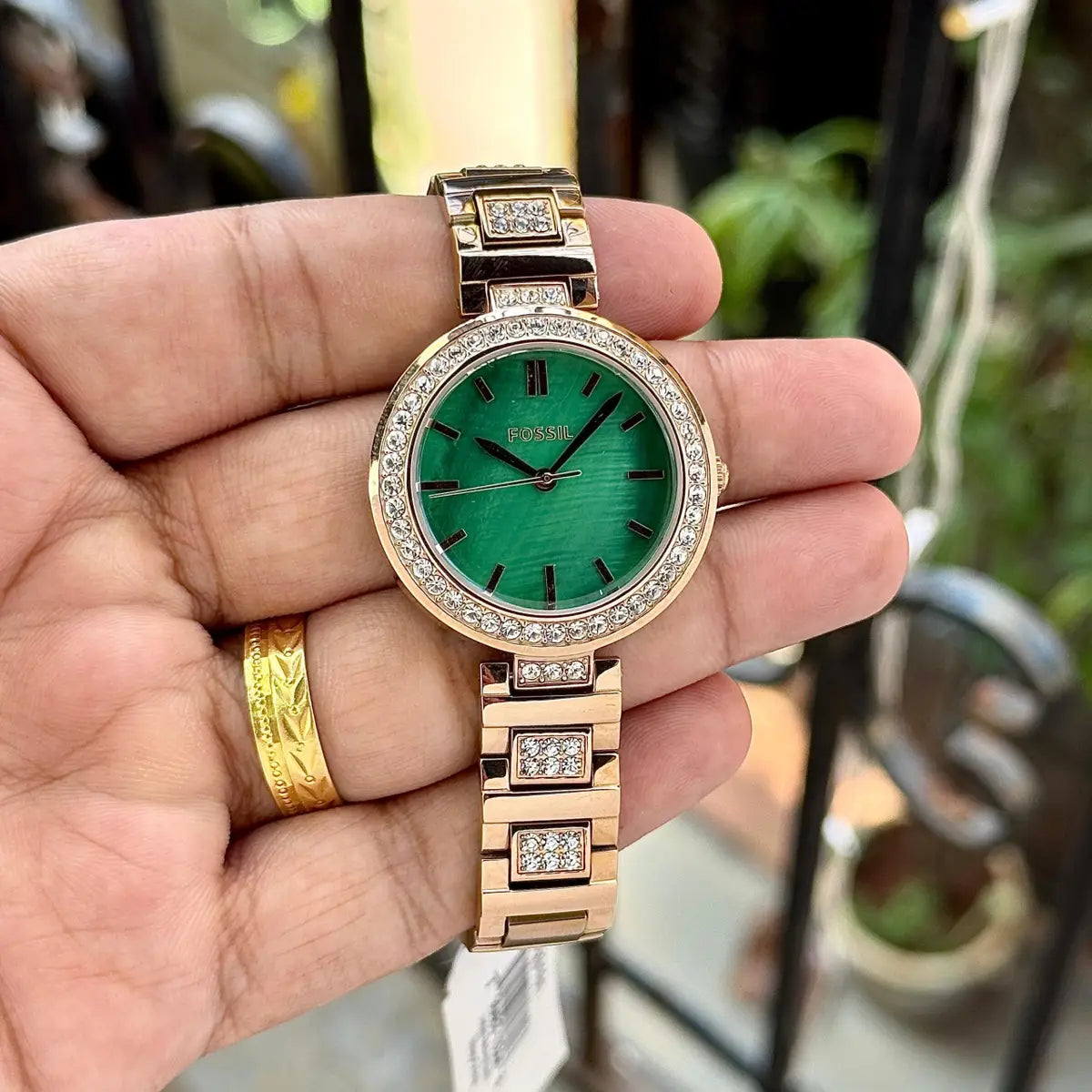 F_ossil K_arli’s Rose – Gold Tone Construction Work