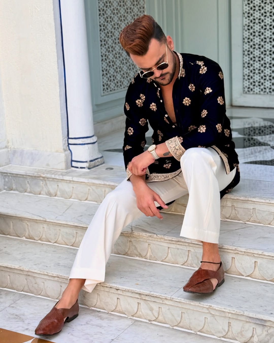 Royal Vibes Black only Kurta