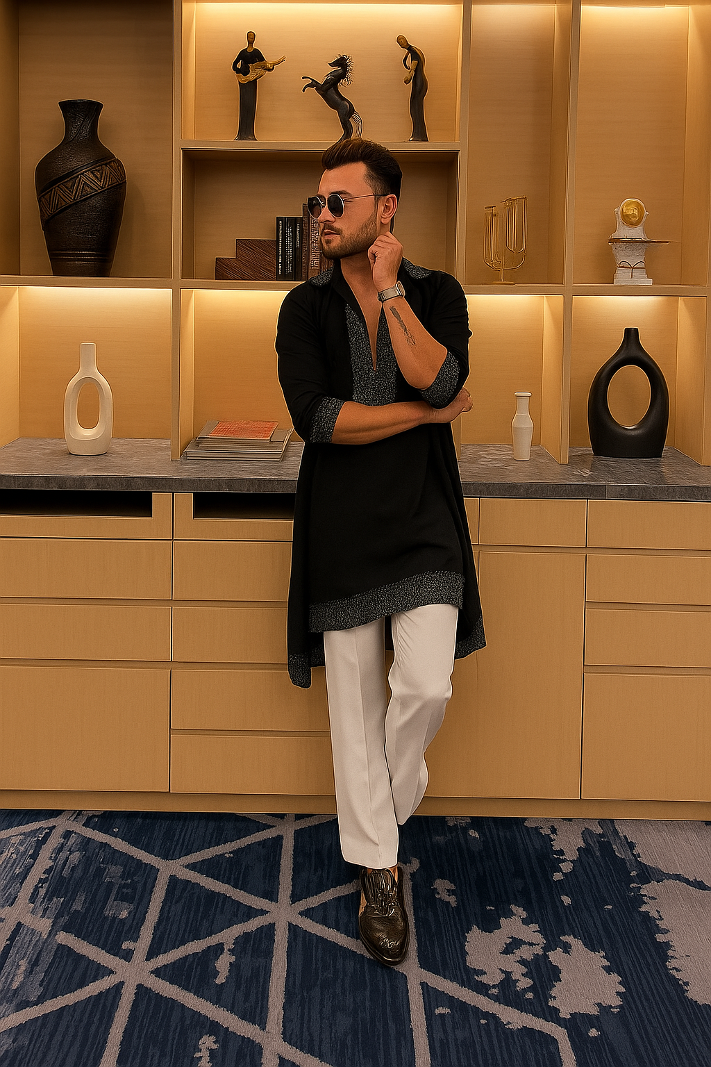 Embracing Timeless Elegance — The Art of Minimal Sophistication 🖤kurta With Duppta