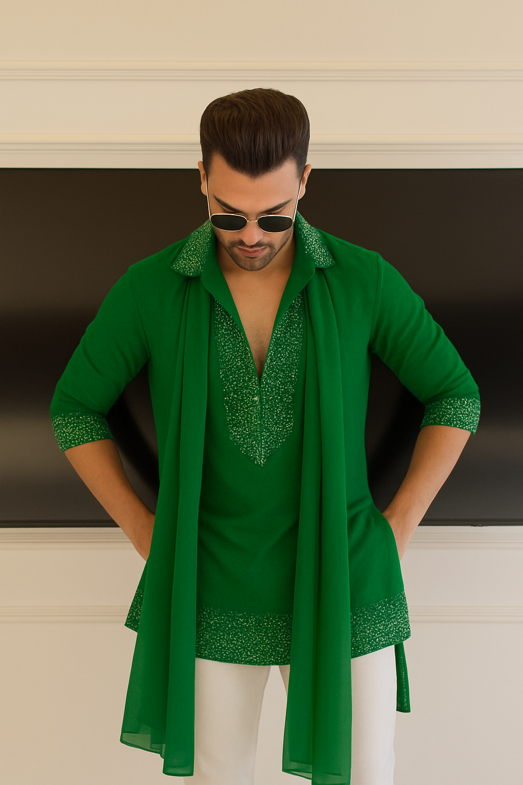 Embracing Timeless Elegance — The Art of Minimal Sophistication 🖤kurta With Duppta