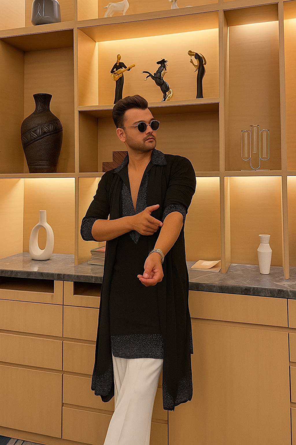 Embracing Timeless Elegance — The Art of Minimal Sophistication 🖤kurta With Duppta