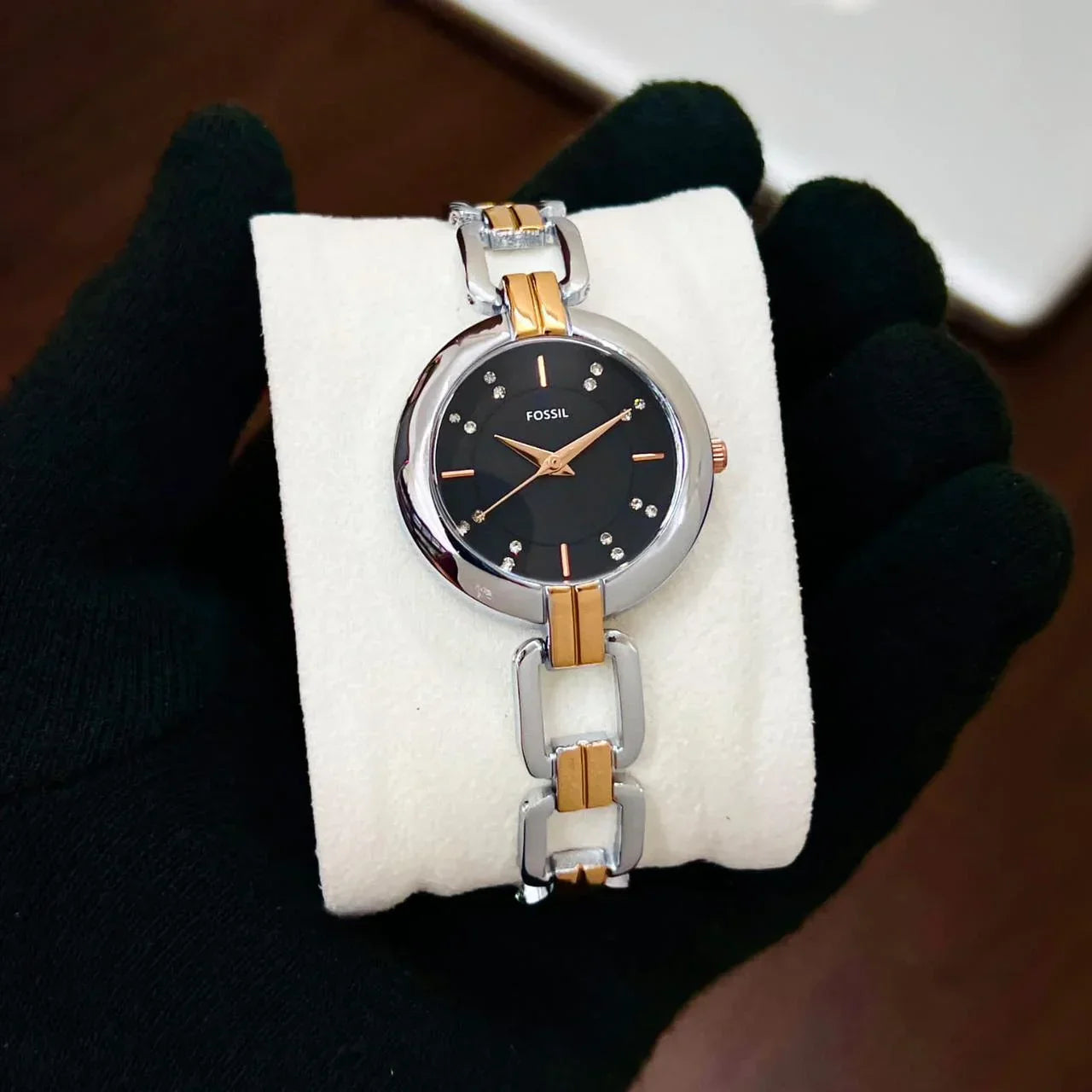 F_ossil Rose Gold Ladies