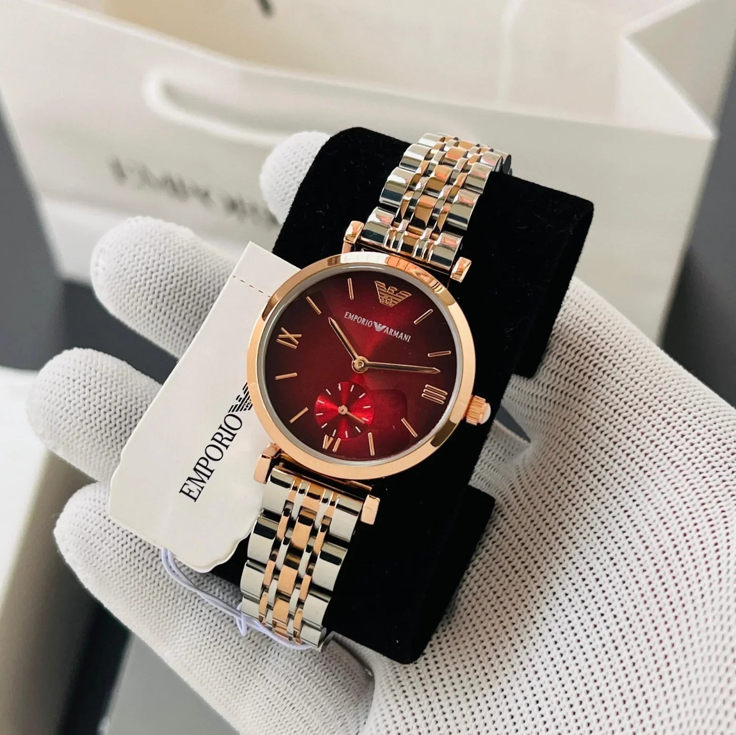 Emp_orio Arm_ani Slim Red Dial