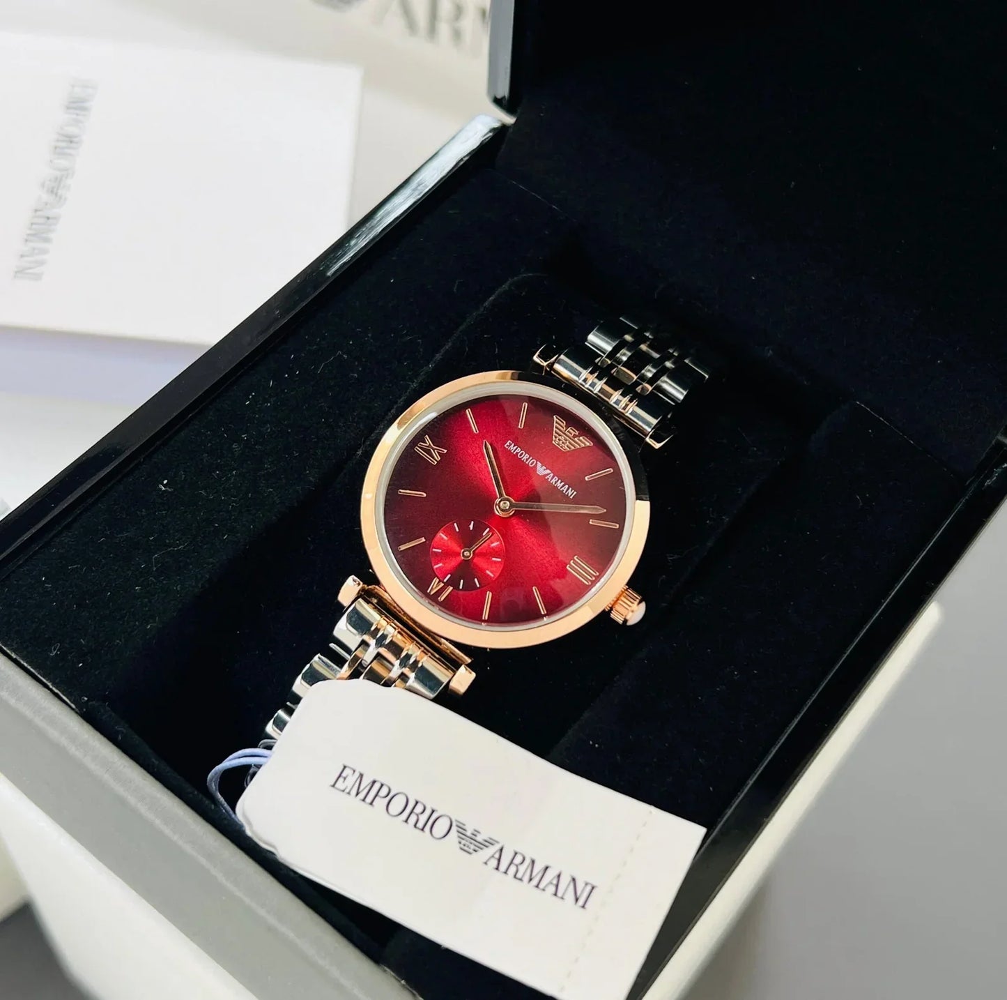 Emp_orio Arm_ani Slim Red Dial