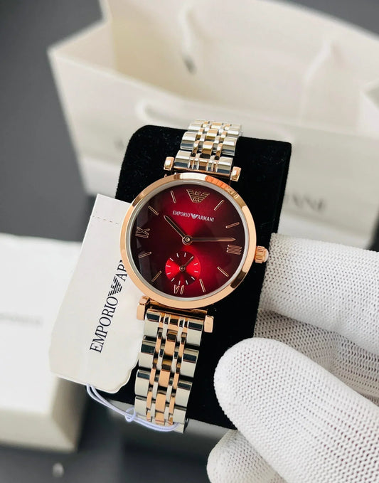 Emp_orio Arm_ani Slim Red Dial