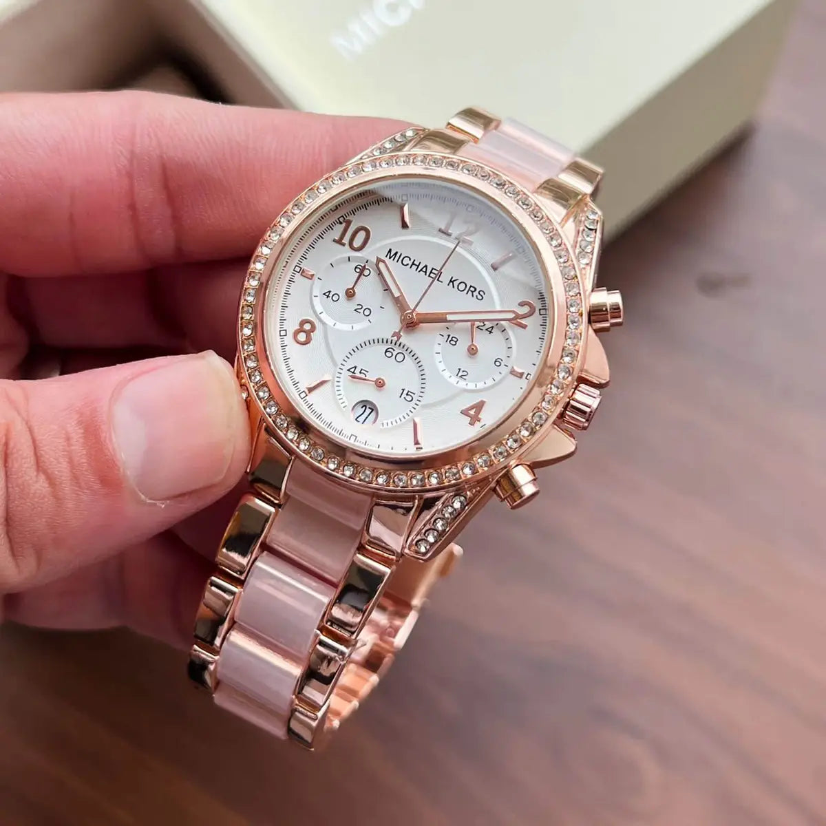 M_ICHAEL K_ORS M_K Rose Gold