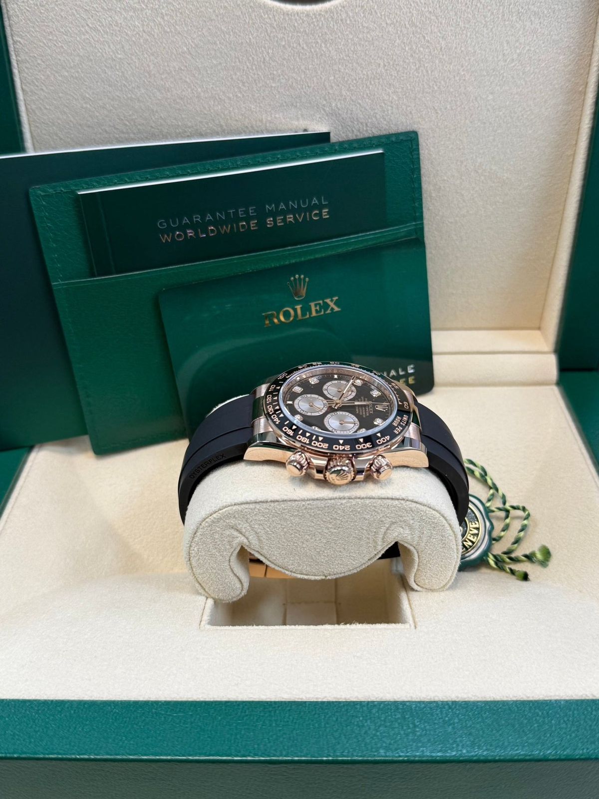 RLX Cosmograph RoseGold Color Dial Ring Bezel Daytona Chronograph Quartz Chronometer Men's Watch - RLX-1166