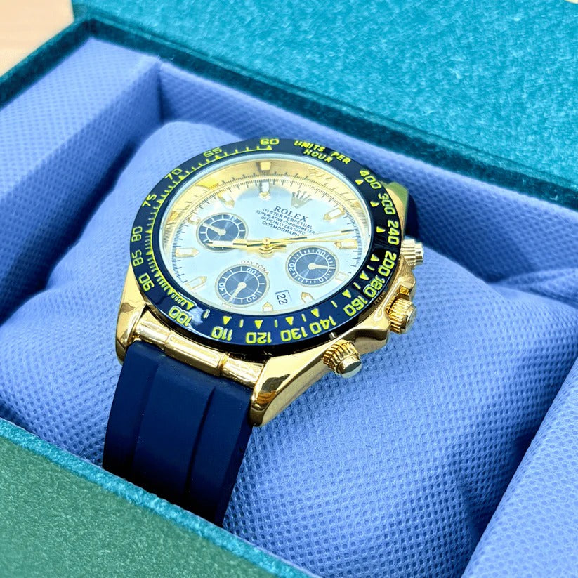 RLX Cosmograph Silver Color Dial Daytona Chronograph Men's Watch - RLX-1169
